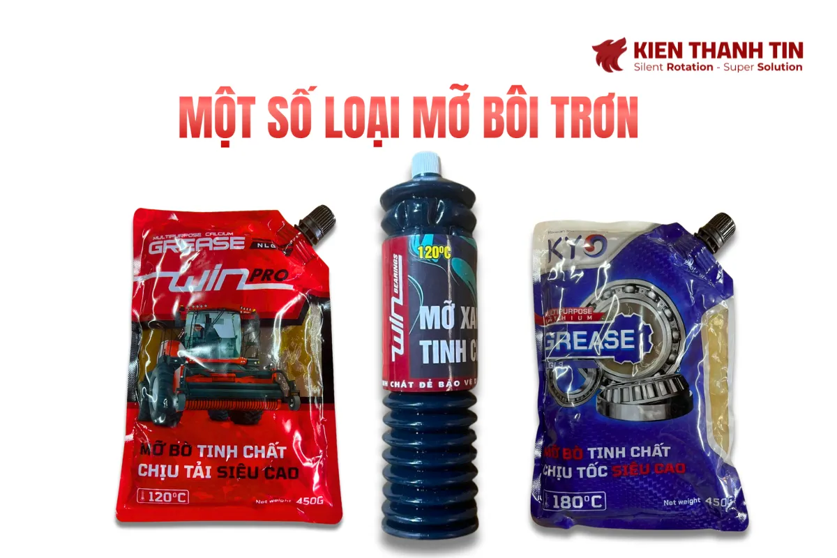 Một số loại mỡ bôi trơn thường gặp